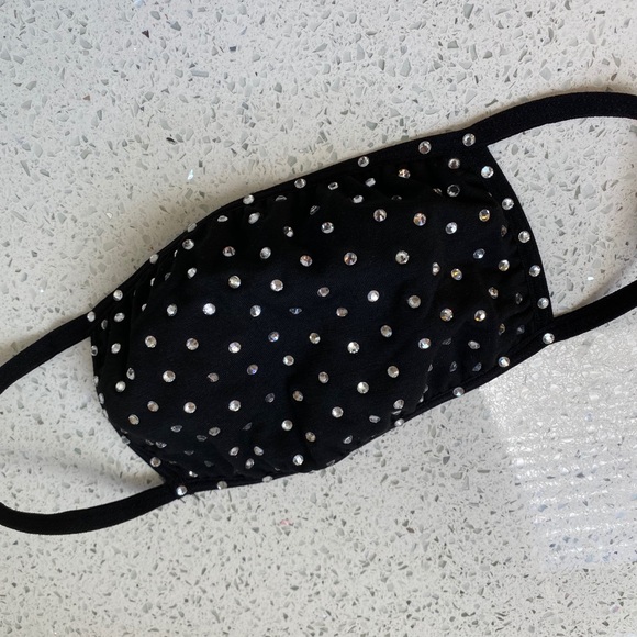 Handmade Swarovski Rhinestone Face Mask - Picture 4 of 4